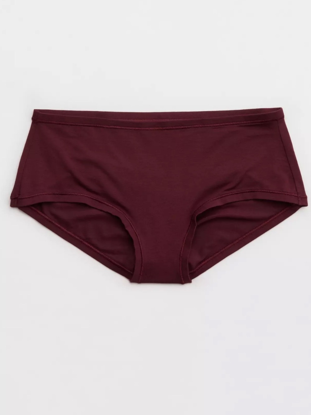 AE Superchill Modal Mid Rise Boybrief Hipster Underwear - Berry Red